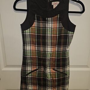Candie's Girls Multicolor Plaid Dress